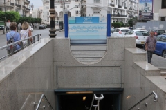 Entrance to the Algiers Metro