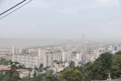 Algeria is the largest country in Africa and the 10th largest in the world.   The northernmost is known as the Tell with influences from the Mediterranean and the Atlas Mountains which separate the coastal plains from the desert to the south.  The southern region, almost all desert forms the majority of the country's territory and is situated in the western portion of the Sahara which stretches across North Africa.