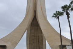 The Martyrs Memorial or locally called the  Maqam Echahid  is a concrete monument commemorating the Algerian War. The monument was opened in 1982, on the 20th anniversary of Algeria's independence.