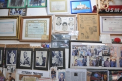 Photos from a visit to a shop that makes shoes for generations in the Casbah area of the city.  These are many of the residents through the years and customers.
