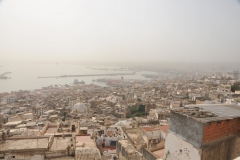 The Casbah of Algiers is founded on the ruins of old Icosium, a Phoenician settlement dating back to 400 BC when a small Berber village was created by some local fisherman.   It was a city built on a hill, stretching towards the sea, divided into the "High city" and the "Low city".  There are the remains of the citadel, old mosques and Ottoman-style palaces as well as the remains of a traditional urban structure associated with a deep-rooted sense of community."