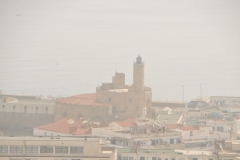 Views in all directions. Major Mosque in the distance.