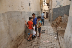 Young boys busy at play.