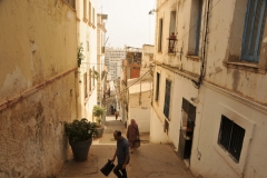 Out of the local business area going further to the sea and more of the Casbah. It is huge as you can see.