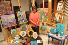 I enjoyed speaking with the artist.  She was for interesting and had some beautiful items for sale too.