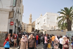 Ketchaoua Mosque in the background. Lots of locals everywhere.