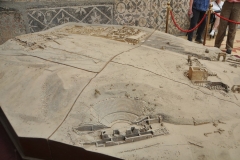 Relief of the amphitheater which I walked to with in the site.