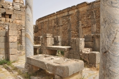 This area was for the daily markets selling goods.  See the table in the foreground.