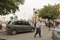 We have now arrived in the city of Constantine.  At one time it was the capital of the French department of Constantine from 1848 until 1962. Located somewhat inland, Constantine is about 50 miles from the Mediterranean coast, on the banks of the Rhumel River. 