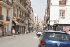 Upper Street at the front entrance of the restaurant