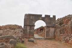 We drove to the archaeological site of Tiddis.  This Roman town was built on a hillside overlooking Constantine in the 3rd century and used as a lookout to protect the city from invaders. 