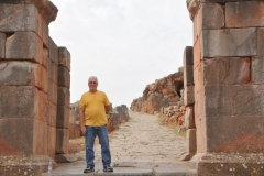 We drove to the archaeological site of Tiddis.  This Roman town was built on a hillside overlooking Constantine in the 3rd century and used as a lookout to protect the city from invaders. 