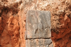 Rock and stone carvings still remain
