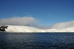 I am in awe of the colors of the sky, water and ice.