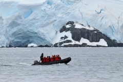 Zodiac returning to the ship