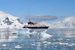 We are literally buried in an around icebergs, snow covered mountains and incredible scenery.
