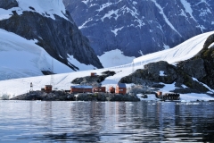 Brown Station or more often Base Brown or Estación Brown is an Argentine Antarctic base and scientific research station named after Admiral William Brown, the father of the Argentine Navy. It is located on Sanavirón Peninsula along Paradise Harbor, Danco Coast, in Graham Land, Antarctic Peninsula.