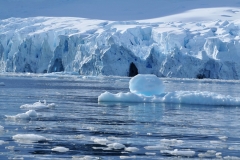 Massive ice caves have formed over the centuries within the ice