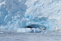 The top of the cave is beginning to collapse