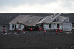 Over the next few years, Deception became a focal point of the short-lived fur sealing industry in the South Shetlands; the industry had begun with a handful of ships in the 1819–20 summer season, rising to nearly a hundred in 1821–22. While the island did not have a large seal population, it was a perfect natural harbor, mostly free from ice and winds, and a convenient rendezvous point. It is likely that some men lived ashore in tents or shacks for short periods during the summer, though no archaeological or documentary evidence survives to confirm this. Massive over hunting meant that the fur seals became almost extinct in the South Shetlands within a few years, and the sealing industry collapsed as quickly as it had begun; by around 1825 Deception was again abandoned