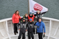 Just happened to shoot this photo of the on board Expedition and Education crew that made our trip so interesting and factual as we traveled the Antarctic region. They were all experts in their fields and shared the information during our cruise to Antarctic.