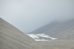 Glaciers are very close to the town of Longyearbyen.