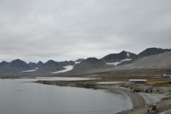 As Ny-Ålesund has no legal existence as a town, it lacks any formal area.