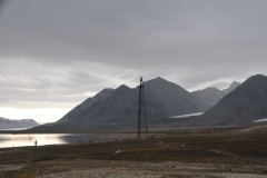 You can still see the mooring mast that the airship “Norge” was docked with here in the photo.