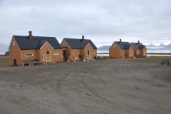 Small residences for the researchers to stay while spending the long cold winters