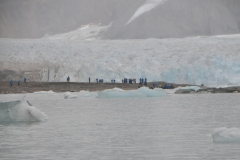 A glacier is a persistent body of dense ice that is constantly moving under its own weight. A glacier forms where the accumulation of snow exceeds its layers over many years, often centuries.