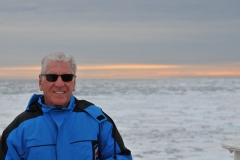 We have now reached the furthermost north we are able to travel at 82 degrees latitude  8 degrees longitude  N north, 472  nautical miles or 542.8 miles from the magnetic North Pole.