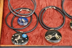 Jewelry made from watch parts. Clever