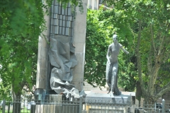 Statue of Eva Peron in the Recoleta neighborhood of Buenos Aires, Argentina