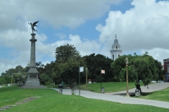 Monument to General Juan Lavalle. The monument is the work of the sculptor Pedro Costa, located in a circle on Tucumán street.