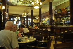 This is inside the famous Restaurant Gran Cafe Tortoni founded in 1858.