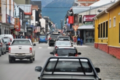 It is a small but busy port with a friontier atmosphere. The snow capped Andes rise on one side of town, while the magnificent Beagle Channel extended from the other leading into Tierra del Fuego and into Antarctica.