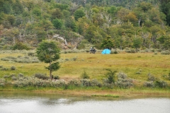Camping inside the National Park