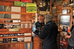 Carlos is the Post Master of the southern most Post Office in the world.
