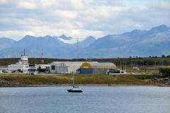 Part of the airport in Ushuaia.