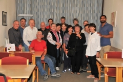 Our group of travelers  and our guide to the right Peter. We represented 4 countries Australia, Canada, South Africa and the United Sstates.