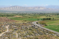 View looking away from the Turkish border into Armenia.