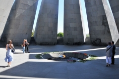 The eternal flame symbolizes an everlasting faith, an everlasting will, and an everlasting nation: a faith to prosper after our hardships, and a will to continuously strive for the common cause of recognition, restoration, and reparation of the injustices of the Armenian Genocide