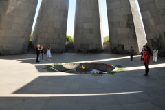 The eternal flame was lit in Armenia on April 23, 2014