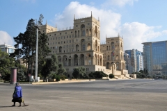Government House is a government building where a number of the country's ministries have their main office. This building is from the Soviet times (although that is not so evident) and was apparently built and designed by German POWs.