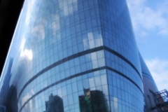 Flame Towers is a trio of skyscrapers in Baku, Azerbaijan, including the tallest in the country, with a height of 597 feet.