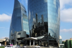 The buildings consist of 130 residential apartments over 33 floors, a Fairmont  hotel tower that consists of 250 rooms and 61 serviced apartments, and office blocks that provides a net 356,436 square feet of office space.