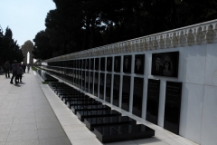 Martyrs' Lane, Alley of Martyrs formerly The Kirov Park, is a cemetery and memorial in Baku, Azerbaijan dedicated to those killed by the Soviet Army during Black January, January 20, 1990, Ironically my birthday.  and later to those killed in Nagorno-Karabakh War. .