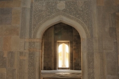 Shirvanshah's Palace is a 15th-century palace built by the Shirvanshahs and described by UNESCO as "one of the pearls of Azerbaijan's architecture". It is located in the Inner City of Baku,This is the entrance into the Shirvanshah Palace.