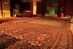 Ancient handmade  carpets inside the Palace