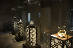 Rare items on display inside the museum of the palace